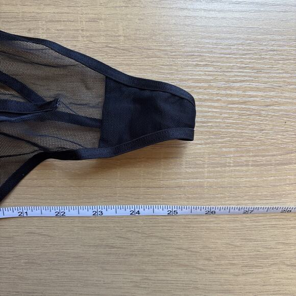 NWT Honey Birdette Lisbeth Black Dragon Bodysuit Womens Size Extra Small Thong - Picture 6 of 9